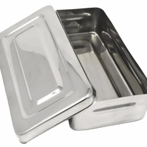 Caja acero inoxidable de 20 x 10 x 4 instrumental quirurgico